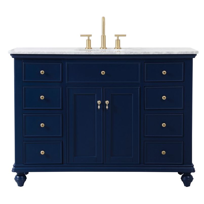 Elegant Decor, VF12348BL 48" Single Bathroom Vanity in Blue