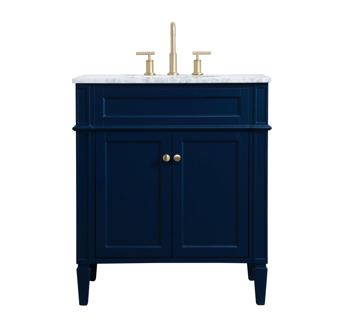 Elegant Decor, VF12530BL 30" Single Bathroom Vanity in Blue