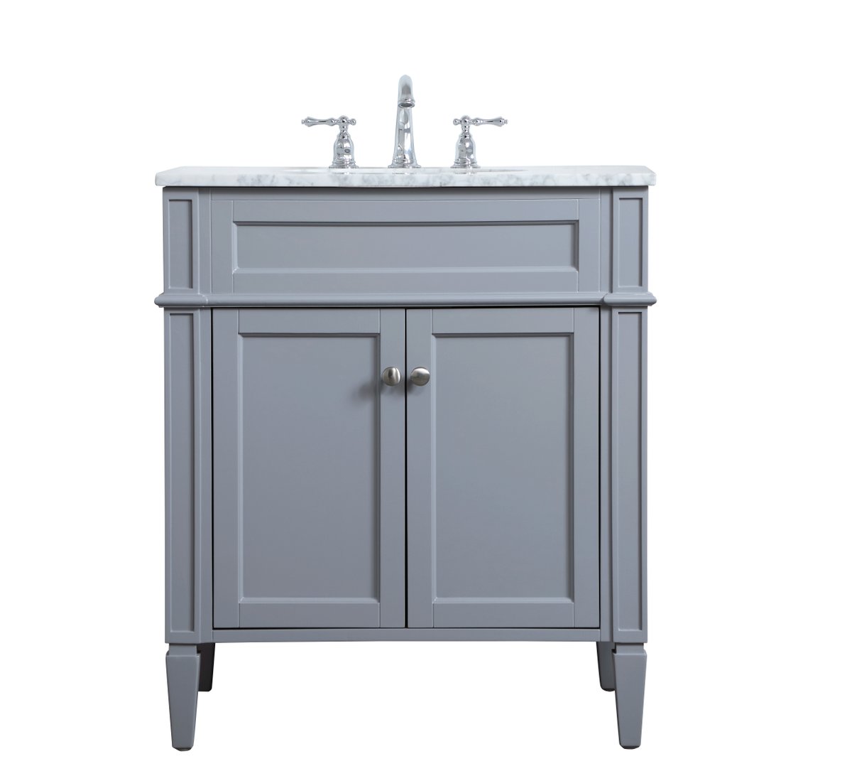 Elegant Decor, VF12530GR 30" Single Bathroom Vanity in Grey