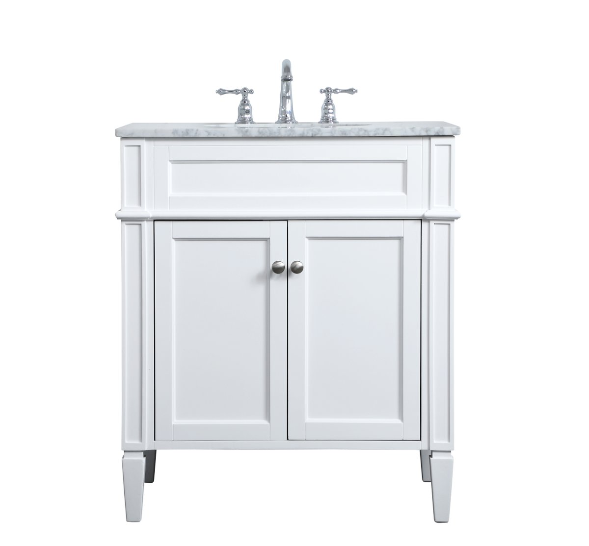 Elegant Decor, VF12530WH 30" Single Bathroom Vanity in White