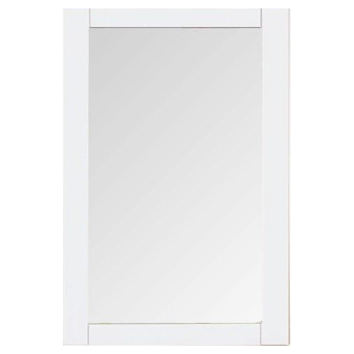 Elegant Decor, VM-2001 Aqua 22" x 32" Framed Rectangular Mirror in  White