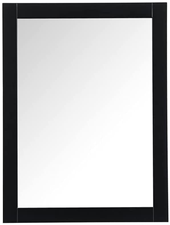 Elegant Decor, VM22736BK Aqua 27" x 36" Framed Rectangular Mirror in Black