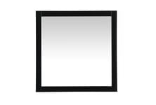 Elegant Decor, VM23636BK Aqua 36" x 36" Framed Rectangular Mirror in Black