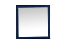 Elegant Decor, VM23636BL Aqua 36" x 36" Framed Rectangular Mirror in Blue